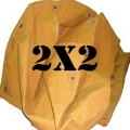 Lona Encerado 2x2 + argolas c/ 50cm Lona Encerado 2x2 + argolas c/ 50cm